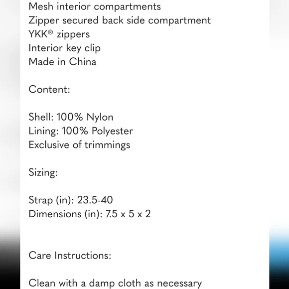 Lole Unisex Belt Bag new - Picture 7 of 7